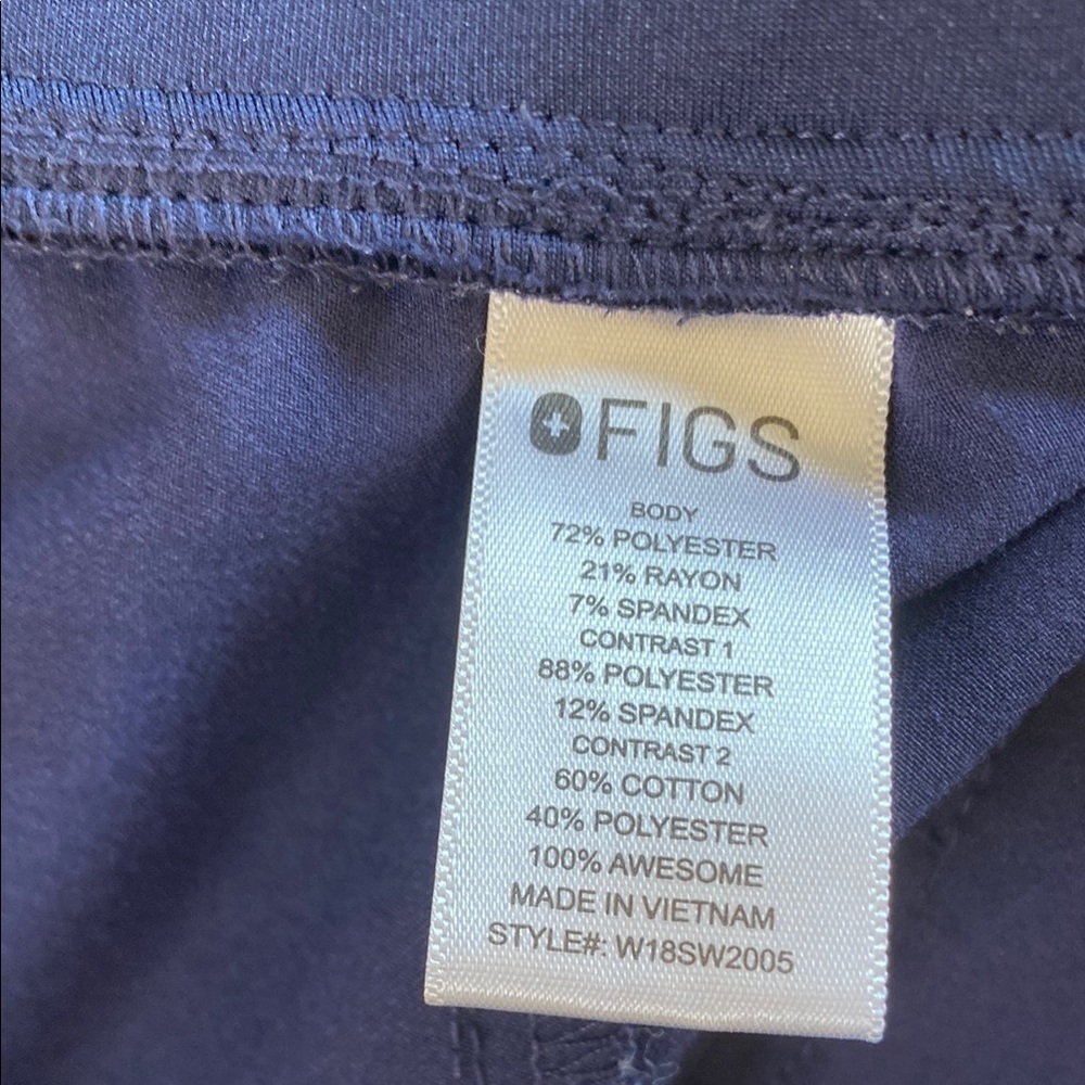 Figs Zamora women’s navy jogger pants XL EUC - Picture 7 of 7